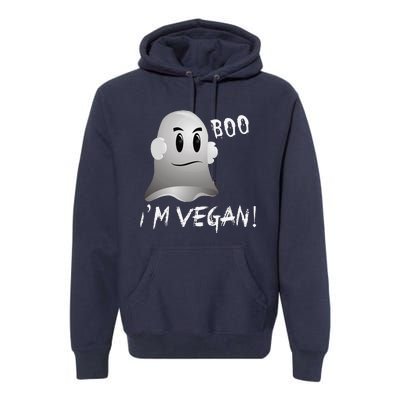 Boo Im Vegan! Halloween Costume Fun For Everyone Premium Hoodie