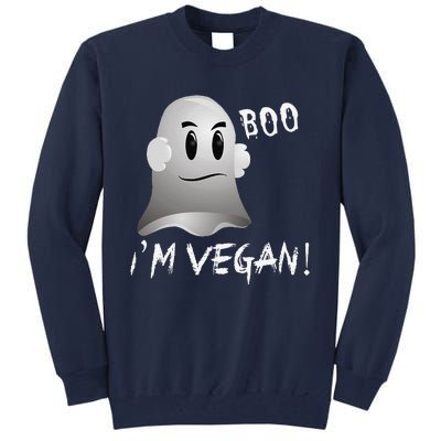 Boo Im Vegan! Halloween Costume Fun For Everyone Tall Sweatshirt