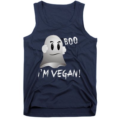 Boo Im Vegan! Halloween Costume Fun For Everyone Tank Top