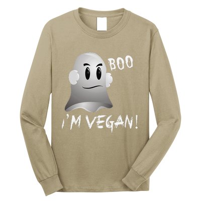 Boo Im Vegan! Halloween Costume Fun For Everyone Long Sleeve Shirt