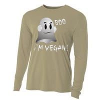 Boo Im Vegan! Halloween Costume Fun For Everyone Cooling Performance Long Sleeve Crew