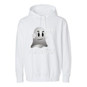 Boo Im Vegan! Halloween Costume Fun For Everyone Garment-Dyed Fleece Hoodie