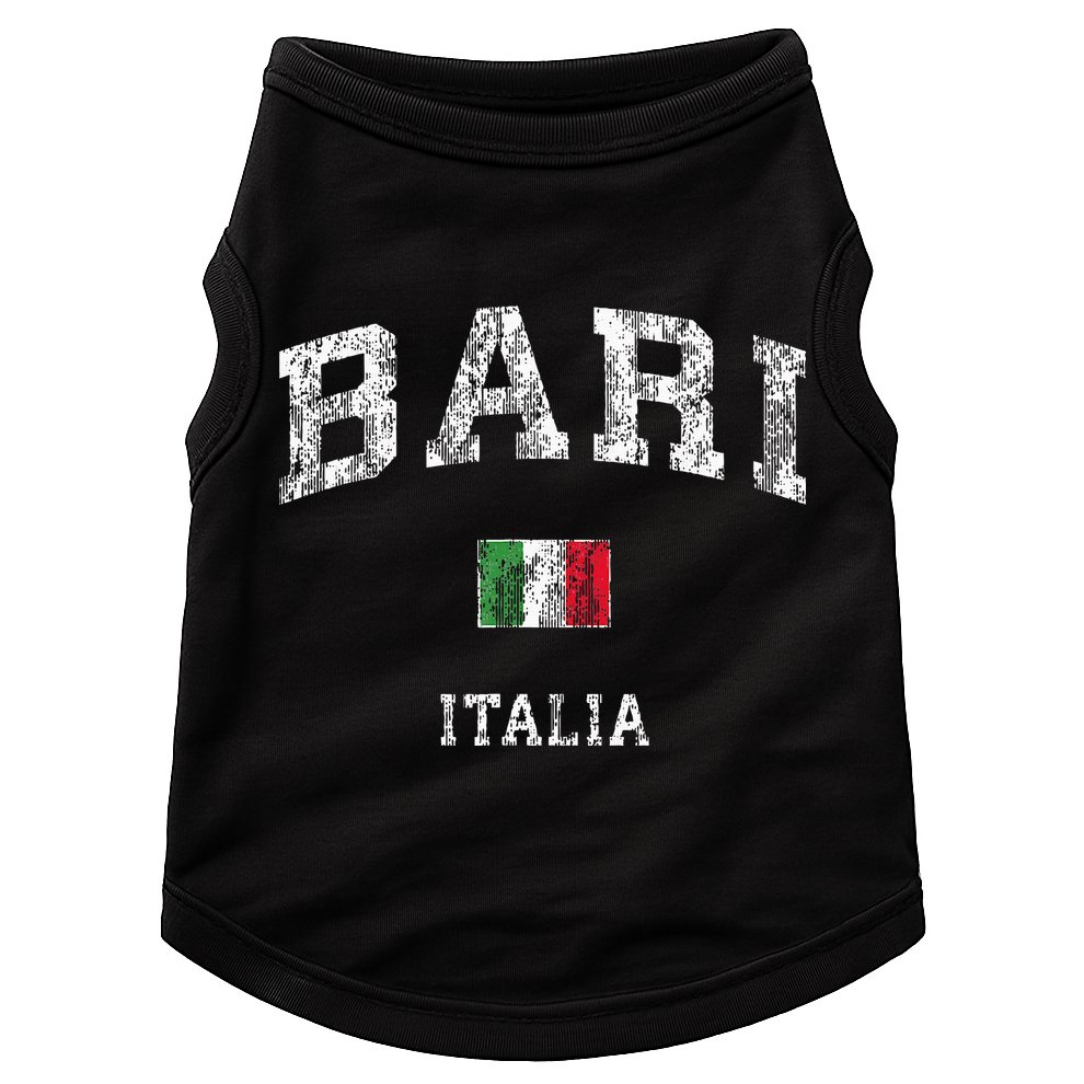 Bari Italy Vintage Italia Athletic Sports Design Doggie Tank