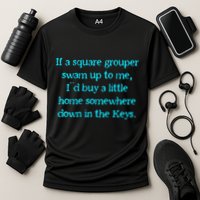Bone Island Vibes Square Grouper Cooling Performance Crew T-Shirt