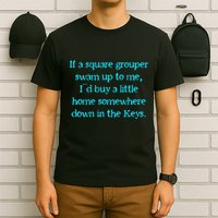 Bone Island Vibes Square Grouper T-Shirt