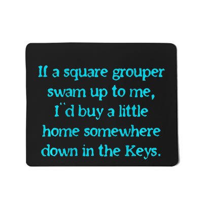 Bone Island Vibes Square Grouper Mousepad