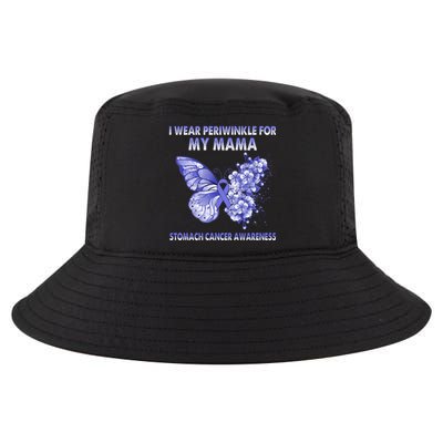 Butterfly I Wear Periwinkle For My Mama Stomach Cancer Gift Cool Comfort Performance Bucket Hat