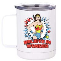 Believe In Wonder Kamala Harris 2024 12 oz Stainless Steel Tumbler Cup