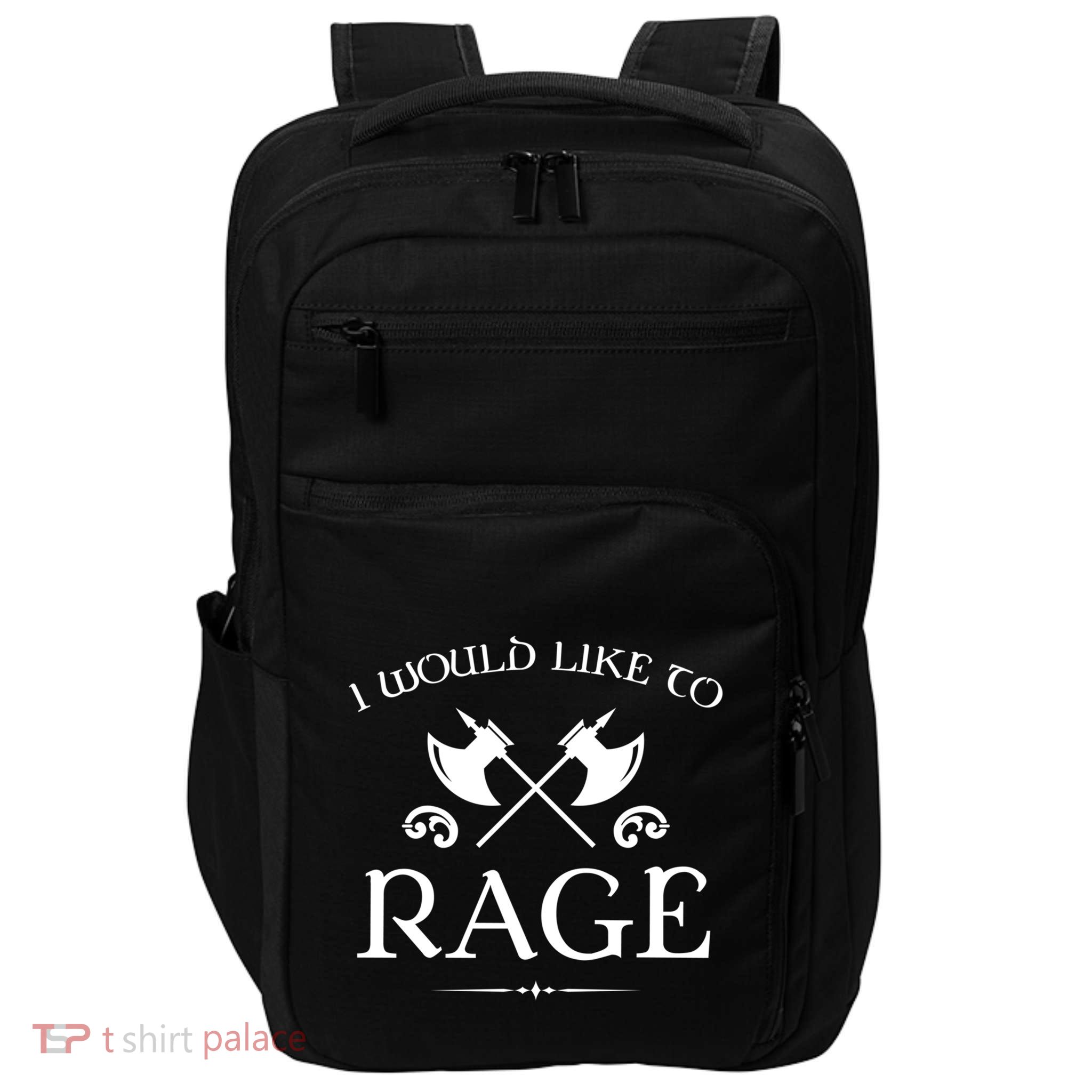 Barbarian I Would Like To Rage Impact Tech Backpack