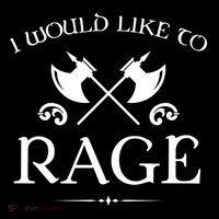Barbarian I Would Like To Rage 7-Panel Snapback Hat