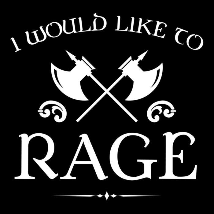 Barbarian I Would Like To Rage Flatbill Hat