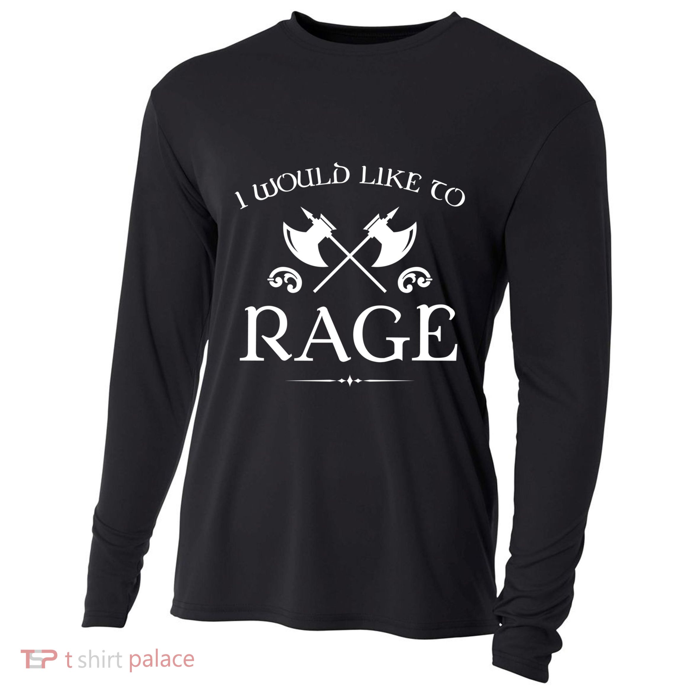 Barbarian I Would Like To Rage Cooling Performance Long Sleeve Crew