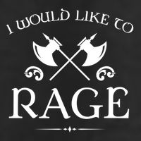 Barbarian I Would Like To Rage 25L Jumbo Tote