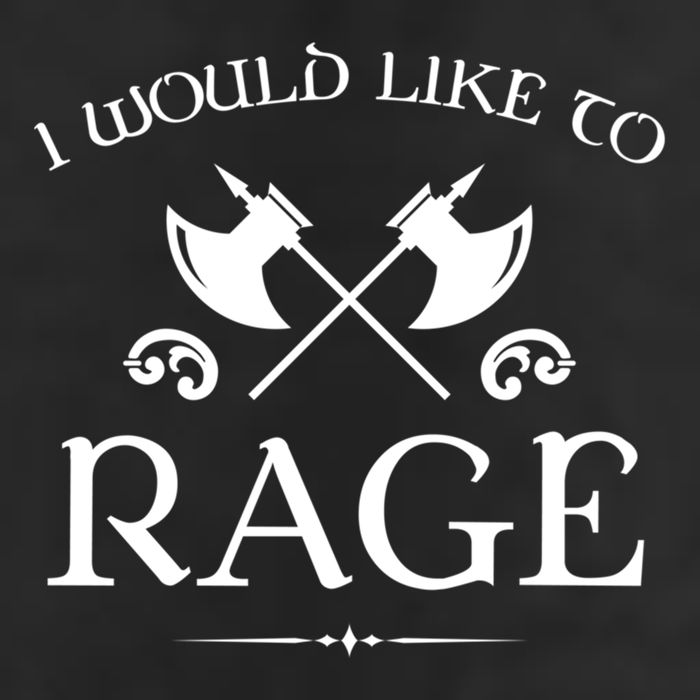 Barbarian I Would Like To Rage 25L Jumbo Tote