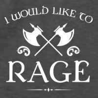 Barbarian I Would Like To Rage Vector Backpack