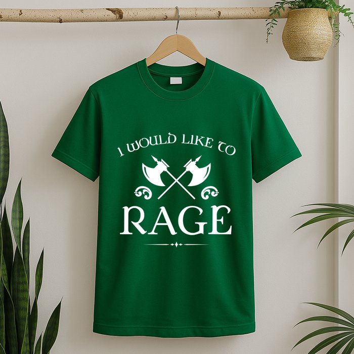 Barbarian I Would Like To Rage T-Shirt