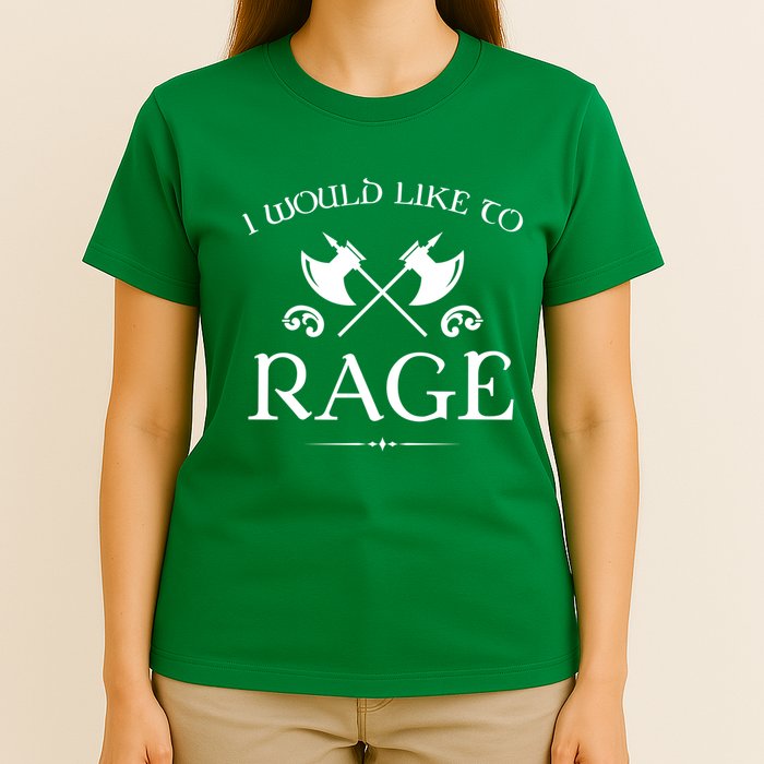 Barbarian I Would Like To Rage T-Shirt