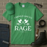 Barbarian I Would Like To Rage Tall T-Shirt