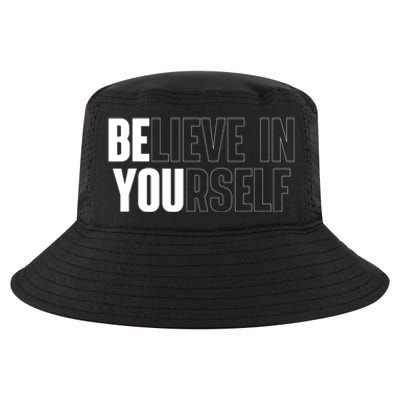 Believe In Yourself Motivational Quote Inspiration Positive Cool Comfort Performance Bucket Hat