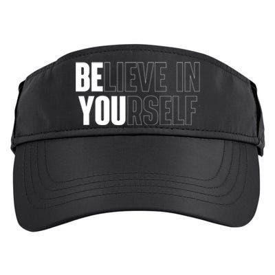 Believe In Yourself Motivational Quote Inspiration Positive Adult Drive Performance Visor