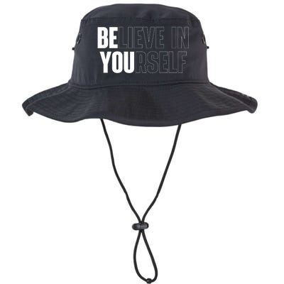 Believe In Yourself Motivational Quote Inspiration Positive Legacy Cool Fit Booney Bucket Hat