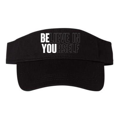 Believe In Yourself Motivational Quote Inspiration Positive Valucap Bio-Washed Visor