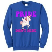 Believe In Your : Pride DonT Hide Unicorn Lgbtq+ Cute Gift Sweatshirt