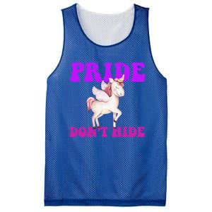 Believe In Your : Pride DonT Hide Unicorn Lgbtq+ Cute Gift Mesh Reversible Basketball Jersey Tank