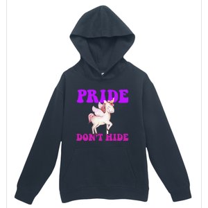 Believe In Your : Pride DonT Hide Unicorn Lgbtq+ Cute Gift Urban Pullover Hoodie