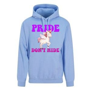 Believe In Your : Pride DonT Hide Unicorn Lgbtq+ Cute Gift Unisex Surf Hoodie