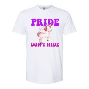 Believe In Your : Pride DonT Hide Unicorn Lgbtq+ Cute Gift Softstyle CVC T-Shirt