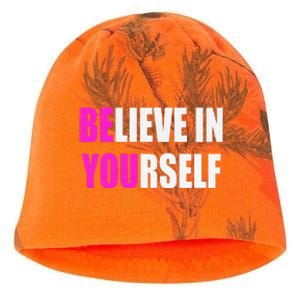 Believe In Yourself Motivational Inspirational Novelty Item Kati - Camo Knit Beanie