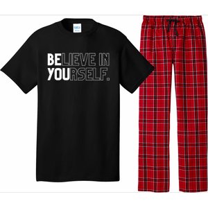 Believe In Yourself Positive Message Saying Inspirational Gift Pajama Set