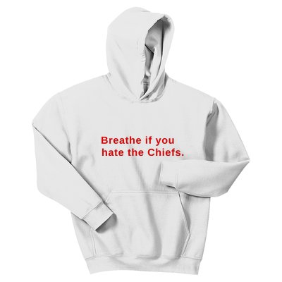 Breathe If You Hate The Chief S Kids Hoodie