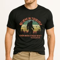 Believe In Yourself Sasquatch Funny Motivational Bigfoot Cooling Performance Crew T-Shirt