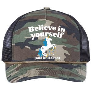 Believe In Yourself Retro Rope Trucker Hat Cap