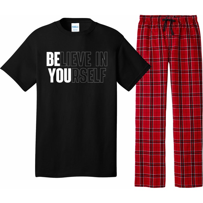 Believe In Yourself Motivational Quote Inspiration Positive Pajama Set