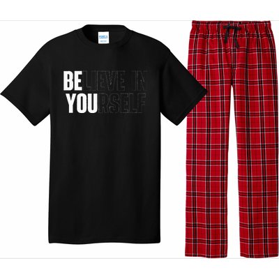 Believe In Yourself Motivational Quote Inspiration Positive Pajama Set