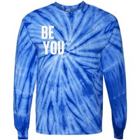 Believe In Yourself Motivational Quote Inspiration Positive Tie-Dye Long Sleeve Shirt