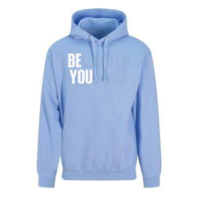 Believe In Yourself Motivational Quote Inspiration Positive Unisex Surf Hoodie