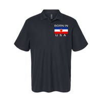 Born In Yugoslavia Funny Yugoslavia Balkans Softstyle Adult Sport Polo