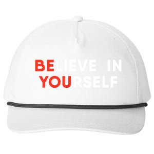 Believe In Yourself Motivation Great Gift Snapback Five-Panel Rope Hat