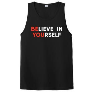 Believe In Yourself Motivation Great Gift PosiCharge Competitor Tank