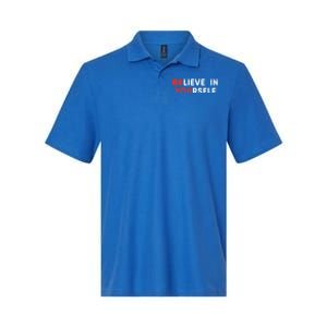 Believe In Yourself Motivation Great Gift Softstyle Adult Sport Polo