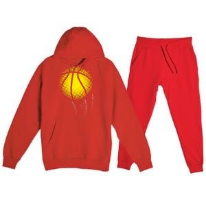 Basketball Is Your Life For Basketball Players Cool Premium Hooded Sweatsuit Set