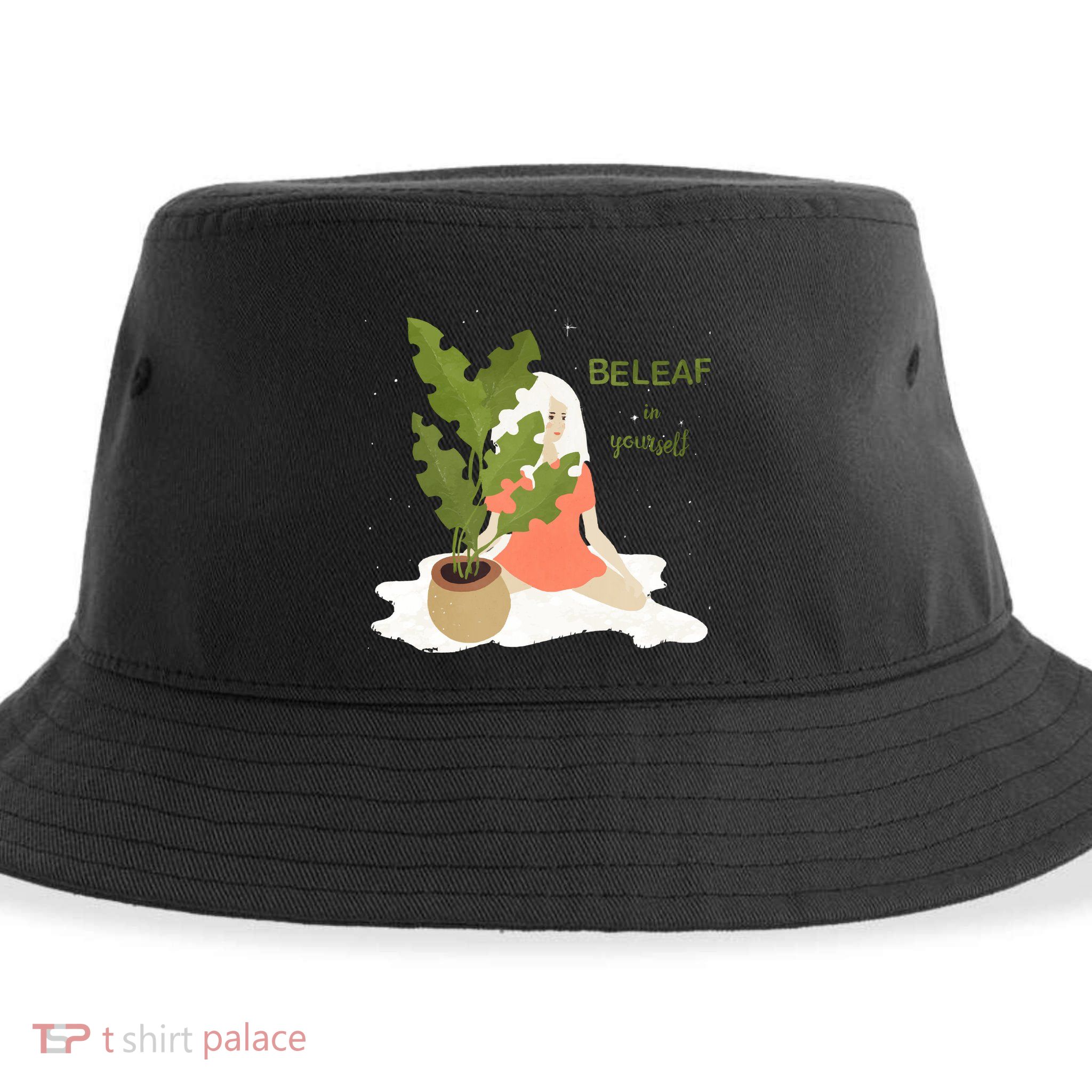 Beleaf In Yourself Sustainable Bucket Hat