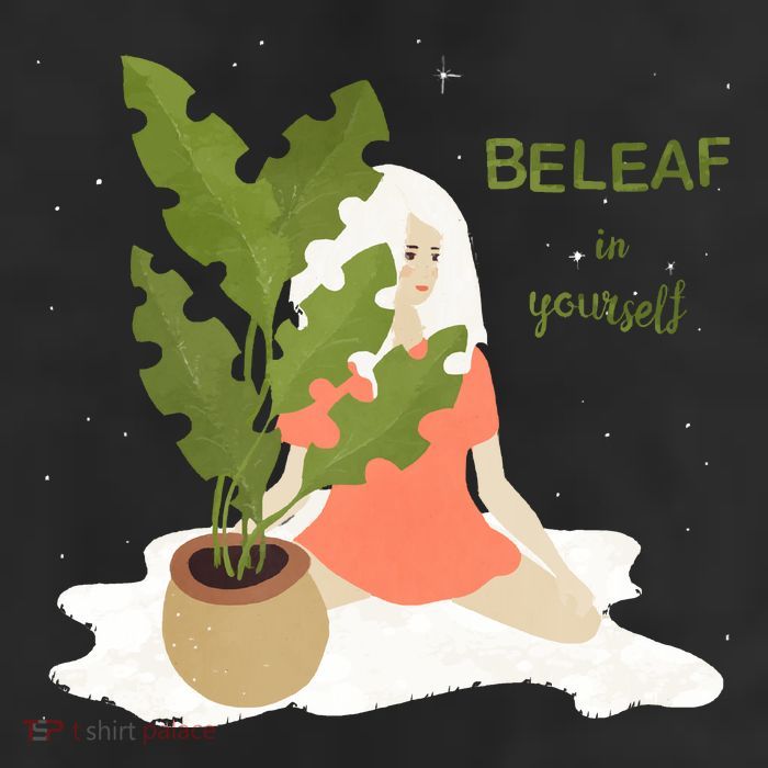 Beleaf In Yourself 11oz C Handle Ceramic Mug