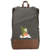 Beleaf In Yourself Cotton Canvas Backpack