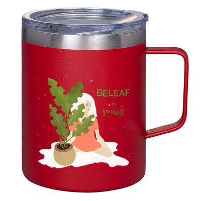Beleaf In Yourself 12oz Stainless Steel Coffee Mug