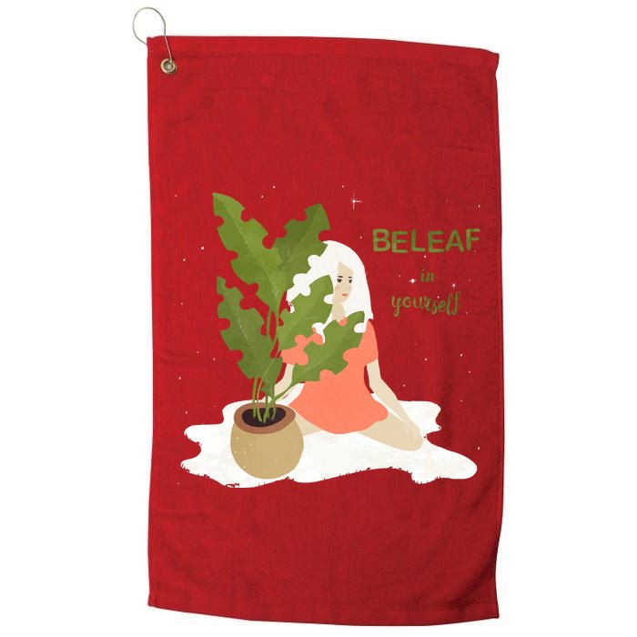 Beleaf In Yourself Golf Towel